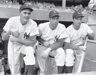 1947 Yankees' outfield